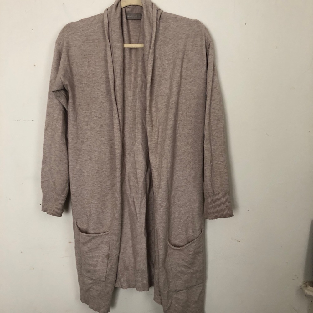 Stich Fix Evolution by Cyrus Long Oatmeal Sweater